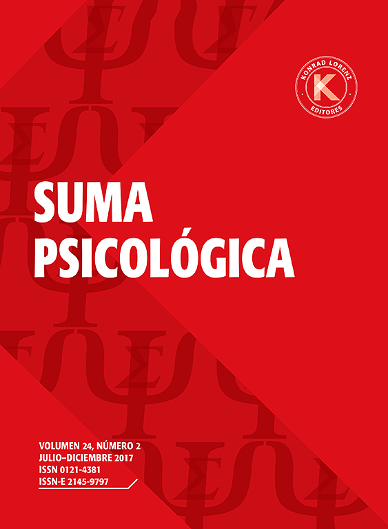 Go to journal home page - Suma Psicológica